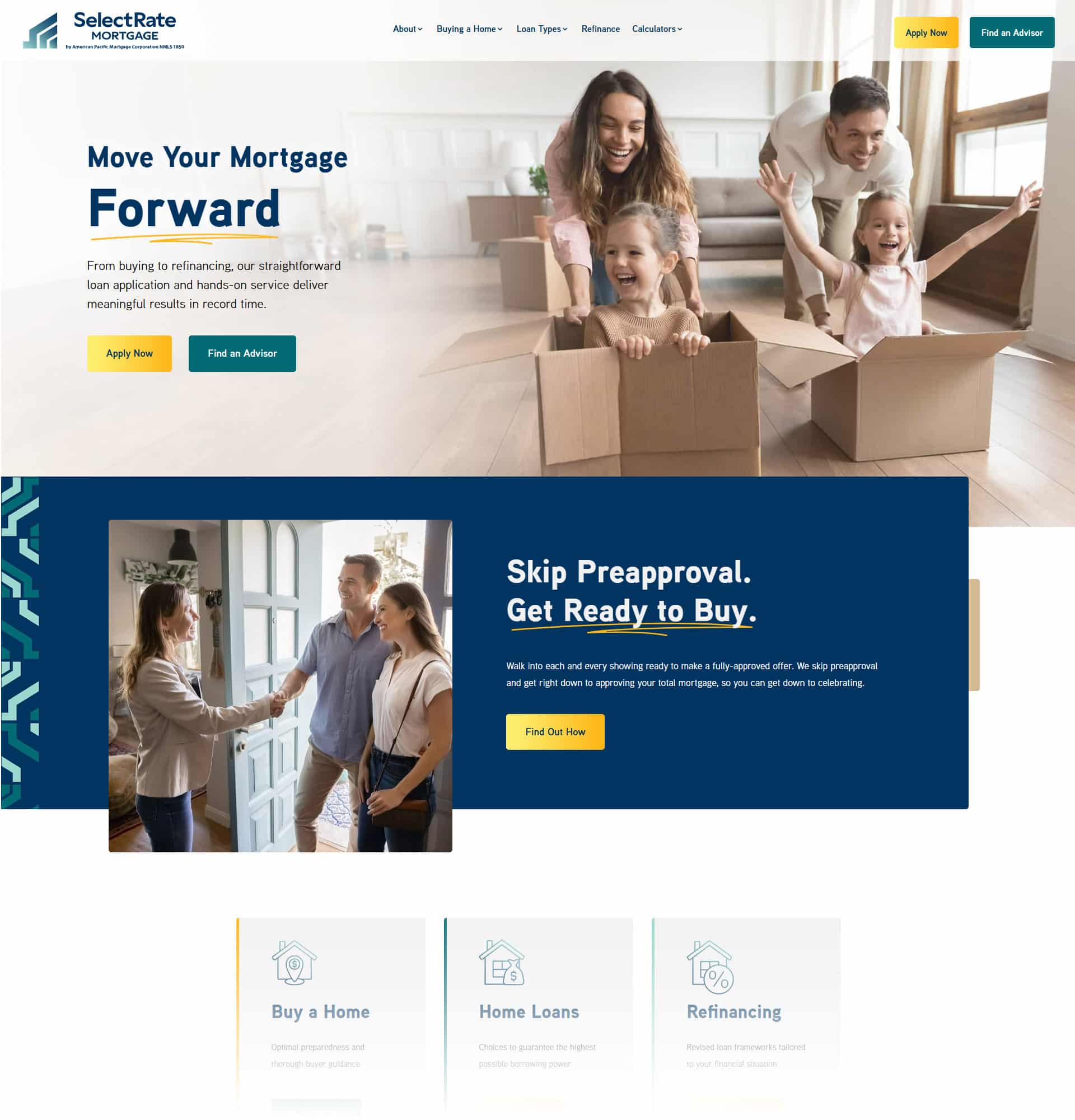 WP Moving website preview
